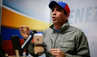 Henrique Capriles, dirigente opositor.