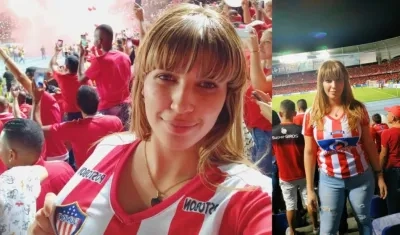 Yoselin Peña, en el estadio Pascual Guerrero.