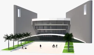 Fachada de la nueva sede de la Alcaldía de Soledad, diseño de la Universidad Simón Bolívar.