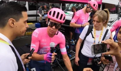 El ciclista colombiano Rigoberto Urán.