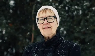 La poetisa Tua Forsström. 