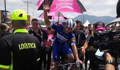 El pedalista cordobés Álvaro Hodeg