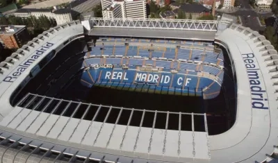 El estadio Santiago Bernabéu.