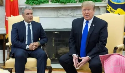 El Presidente Duque fue recibido por el Presidente de EE.UU.