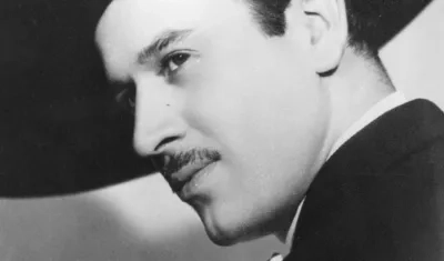 El cantante mexicano Pedro Infante.