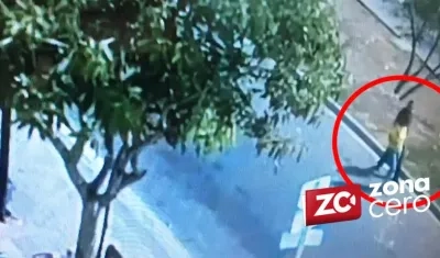 Imágenes de la cámara de seguridad.