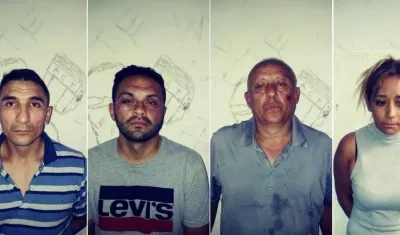 Ellos son los ladrones colombianos expulsados.