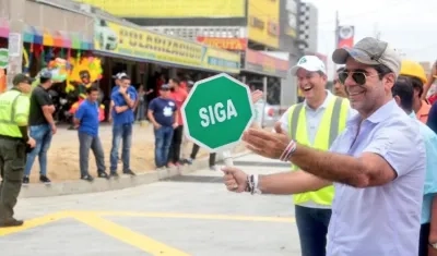 El Alcalde de Barranquilla, Alejandro Char.