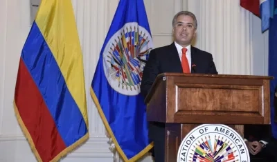 El Presidente de la República, Iván Duque.