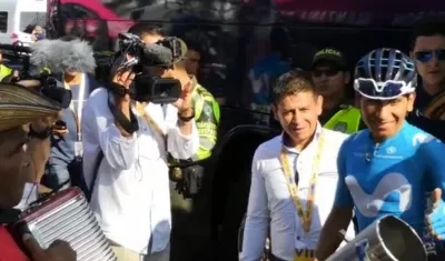 Nairo Quintana, pedalista colombiano.