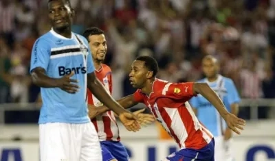 Jhon Viáfara en su época en Junior.