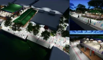 Diseños de la nueva plaza de Soledad.