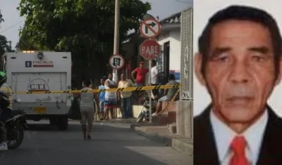Carlos Angarita Gutiérrez, de 64 años, fue asesinado en el barrio Montes.