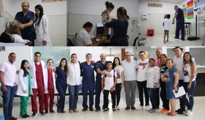 Equipo que participó en jornada de ortopedia en el hospital Niño Jesús.