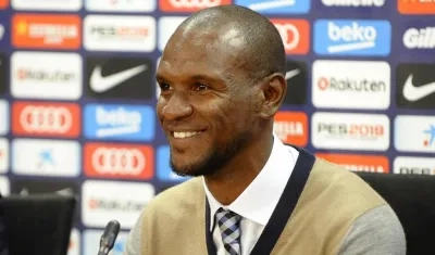 El director deportivo barcelonista, Eric Abidal.