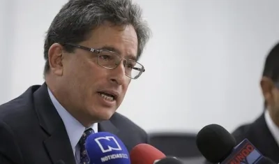Alberto Carrasquilla, ministro de Hacienda y Crédito Público.