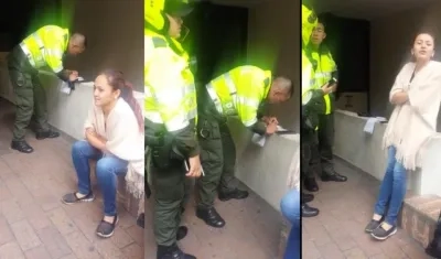 Momentos del incidente.