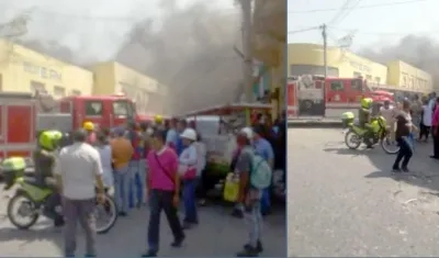 Un incendio en el Centro fue sofocado por Bomberos.