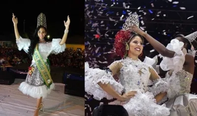 Valery Arroyo, Reina del Millo y María Alejandra Maury, Sirena de la Cumbia.
