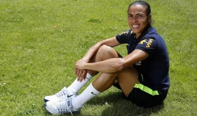 Marta, jugadora brasileña. 