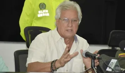 El alcalde de Soledad, Joao Herrera.