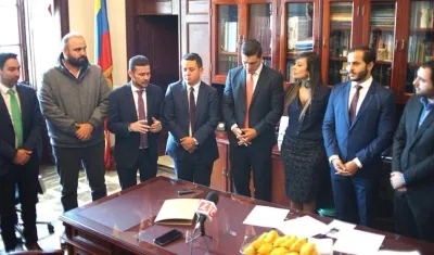 Radicación del proyecto de Ley en la Cámara de Representantes.