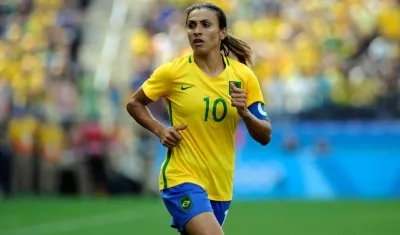 Marta, jugadora brasileña. 