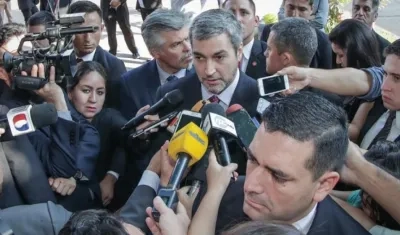 Mario Abdo Benítez, Presidente de Paraguay.