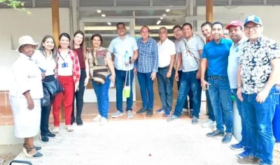 Visita de los docentes del Atlántico al proyecto Utopía en Yopal, Casanare.