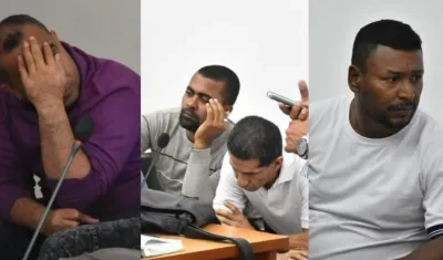 Los cuatros capturados por el secuestro del empresario 'Fito' Acosta.