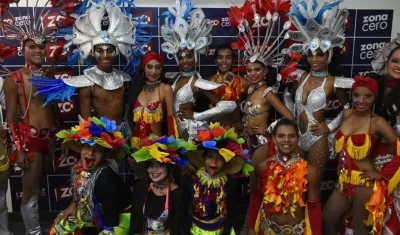 Representantes del Carnaval de Suroccidente.