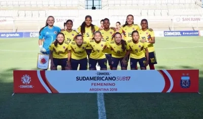 Selección Colombia femenina sub-17.