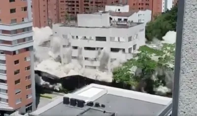 Momento de la implosión.