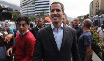 El líder del Parlamento de Venezuela, Juan Guaidó.