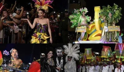 Carolina Segebre, Reina del Carnaval de Barranquilla, brilló en una Guacherna en homenaje a Esthercita Forero.