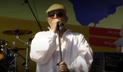 El cantante Miguel Bosé.