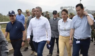 El Presidente de la República, Iván Duque, y la Vicepresidenta Marta Lucía Ramírez.