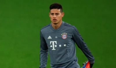 James Rodríguez, jugador del Bayern Múnich. 