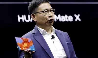 Richard Yu, CEO Huawei, durante la presentación del Mate X.
