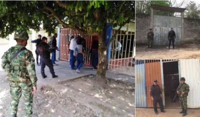 Ejércitoy Fiscalía en la extinción de dominio de varios bienes.