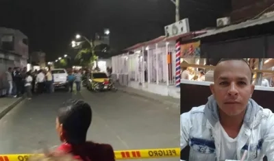 Lugar de la masacre en el barrio Bellarena.