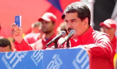 El Presidente de Venezuela, Nicolás Maduro.