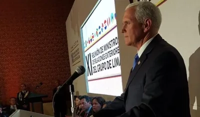 Mike Pence, vicepresidente de Estados Unidos.