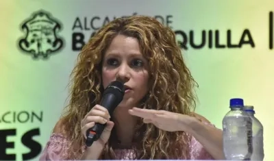 La cantante colombiana Shakira.