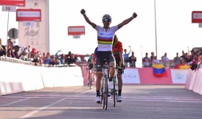 Alejandro Valverde, ciclista español. 