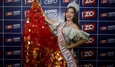 Carolina Suárez, Reina del Carnaval del Atlántico.