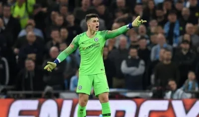 Kepa, portero del Chelsea. 