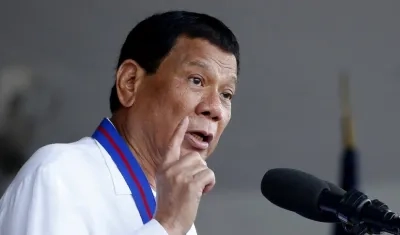 Rodrigo Duterte, presidente de Filipinas.