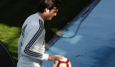 Santiago Solari, entrenador del Real Madrid. 