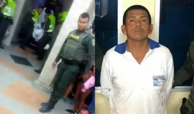 El hombre fue capturado por el crimen.